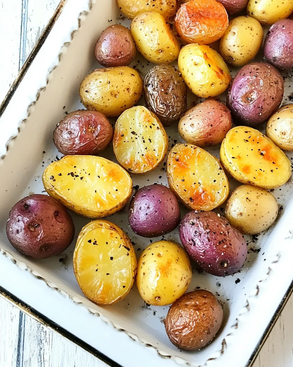 Easy Roasted Mini Potatoes recipe photo