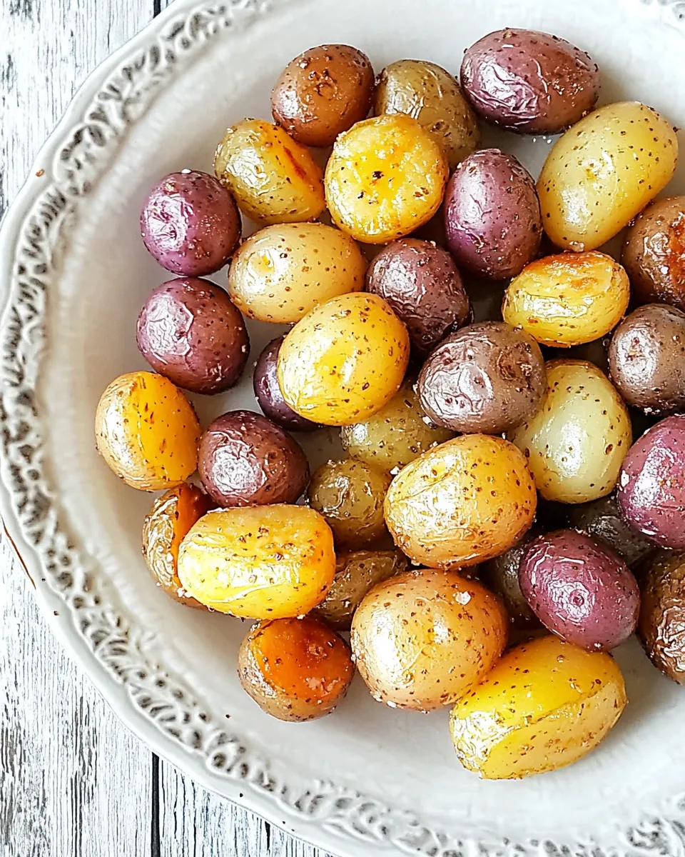 Savory Roasted Mini Potatoes dish photo