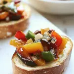 Homemade Roasted Pepper Crostini photo