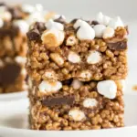 Homemade Rocky Road Rice Krispies Treats recipe image