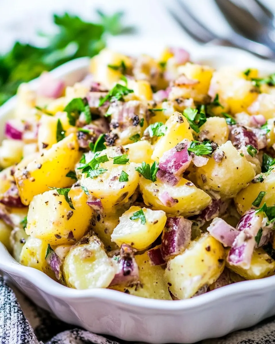 Classic Romanian Potato Salad image