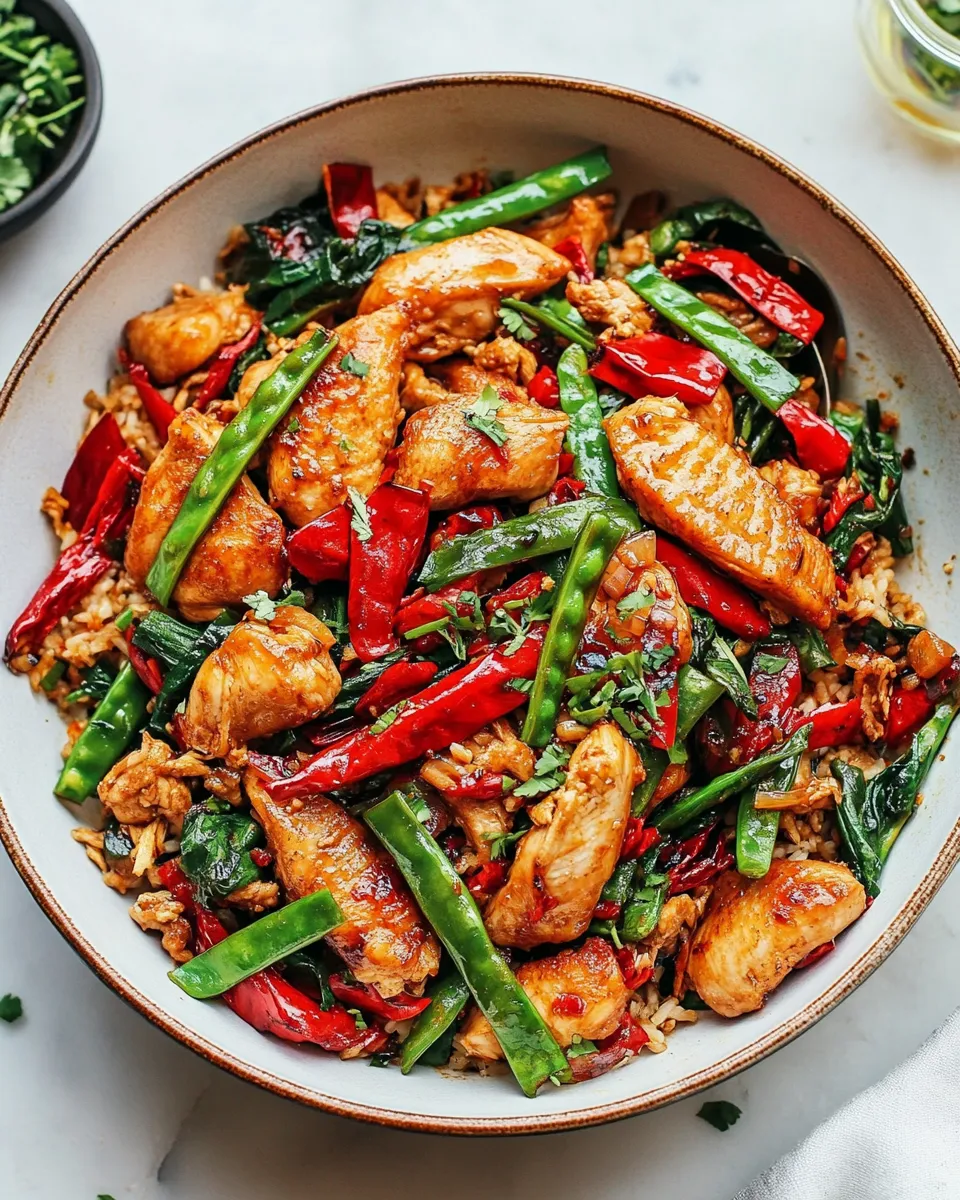 Healthy Rotisserie Chicken Stir-Fry recipe photo