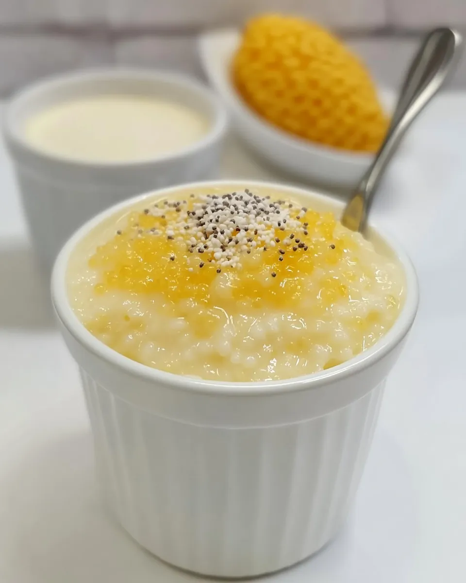 Easy Sago Pudding recipe photo