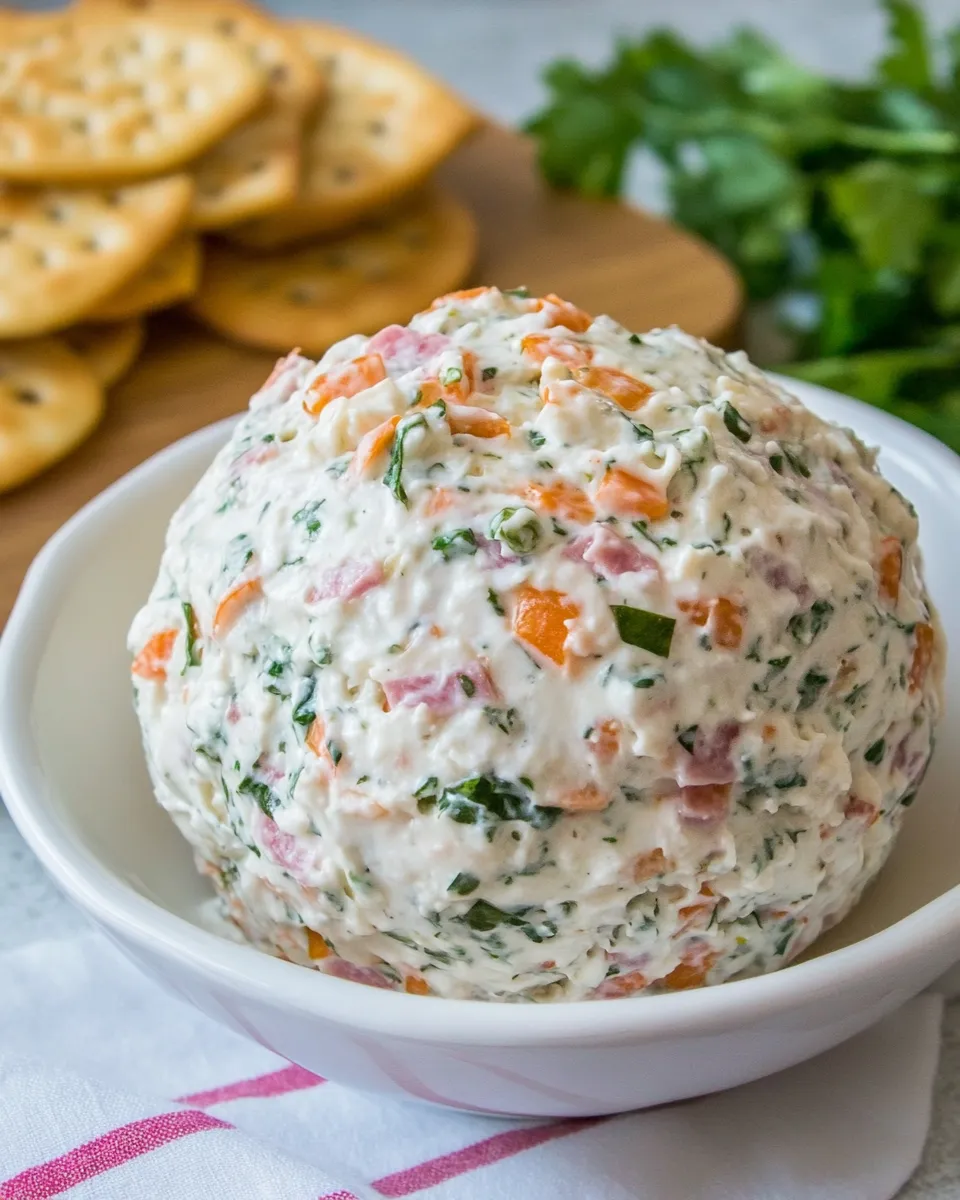 Delicious Salami Cream Cheese Ball image