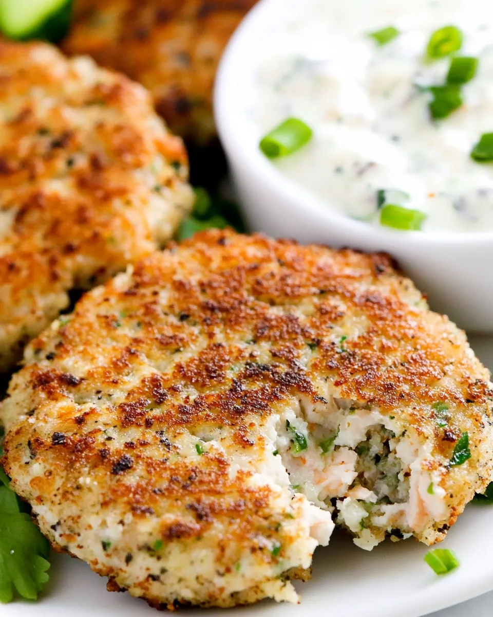 Delicious Salmon Patties Recipe (with Tartar Sauce) shot