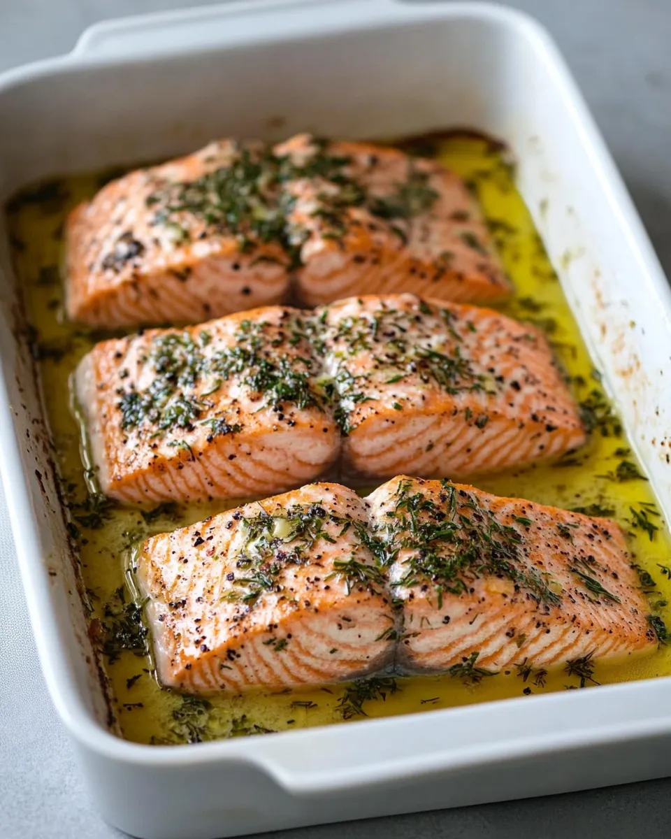 Easy Salmon Roasted in Butter Super Easy Recipe shot