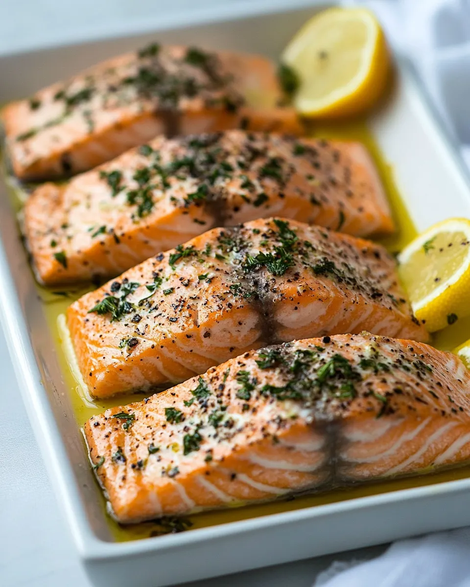 Delicious Salmon Roasted in Butter Super Easy Recipe recipe photo