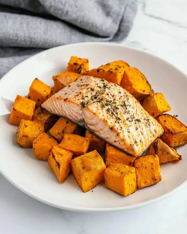 Homemade Salmon and Sweet Potato photo