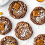 Homemade Salted Caramel Brownie Cookies photo