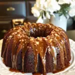 Homemade Salted Caramel Chocolate Bundt Cake photo