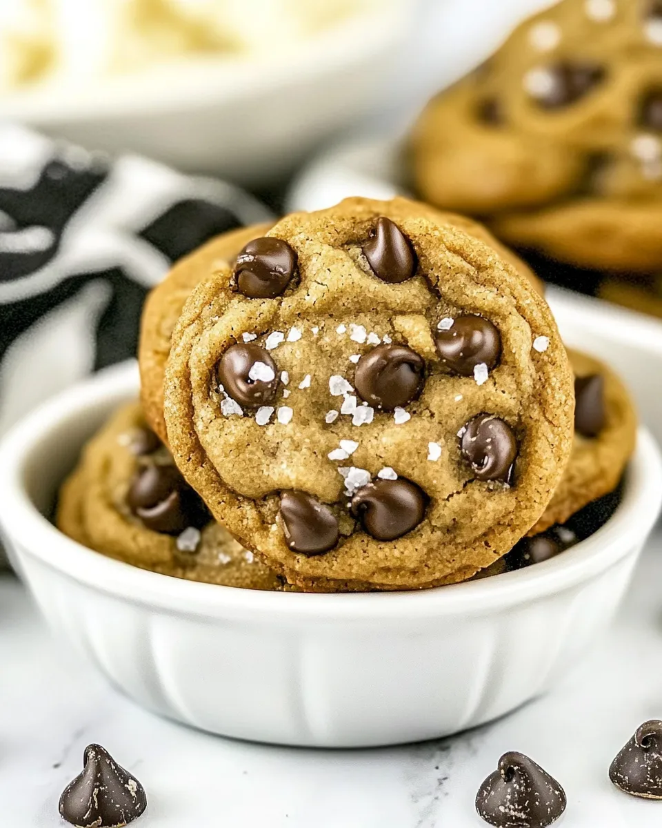 Easy Salted Chocolate Chip Cookies recipe photo