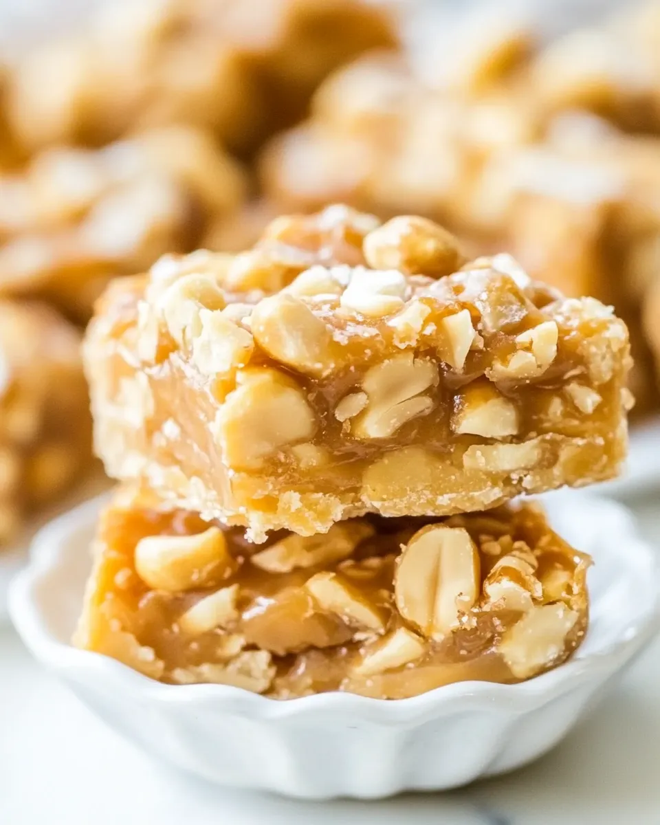 Homemade Salted Peanut Chews photo
