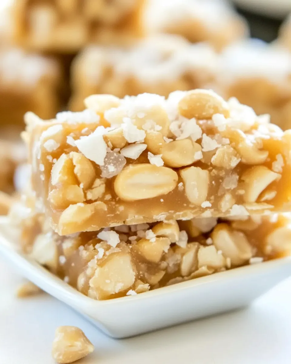 Delicious Salted Peanut Chews shot