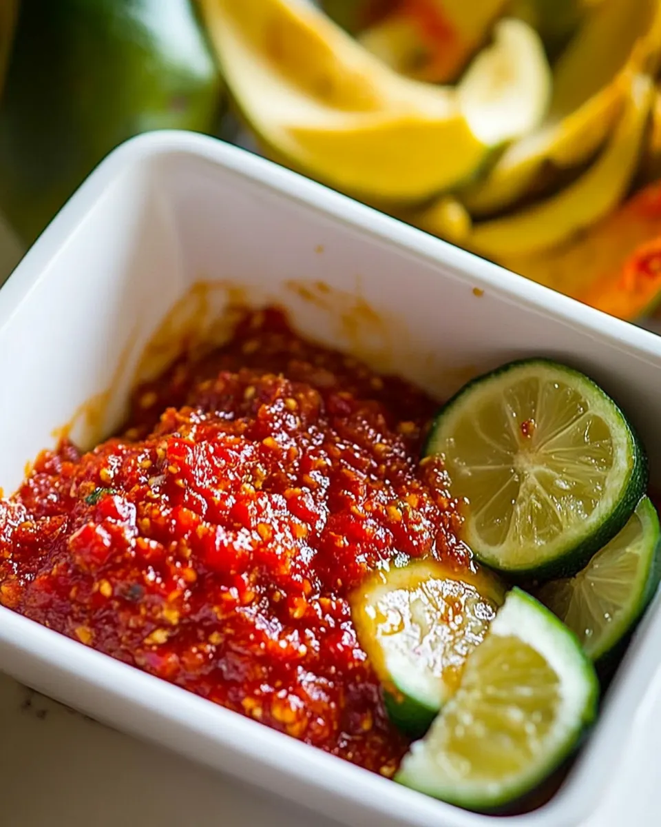 Easy Sambal Belacan recipe photo