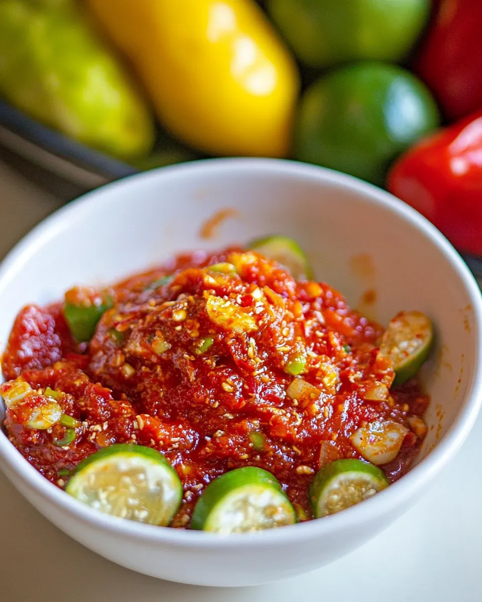 Delicious Sambal Belacan shot