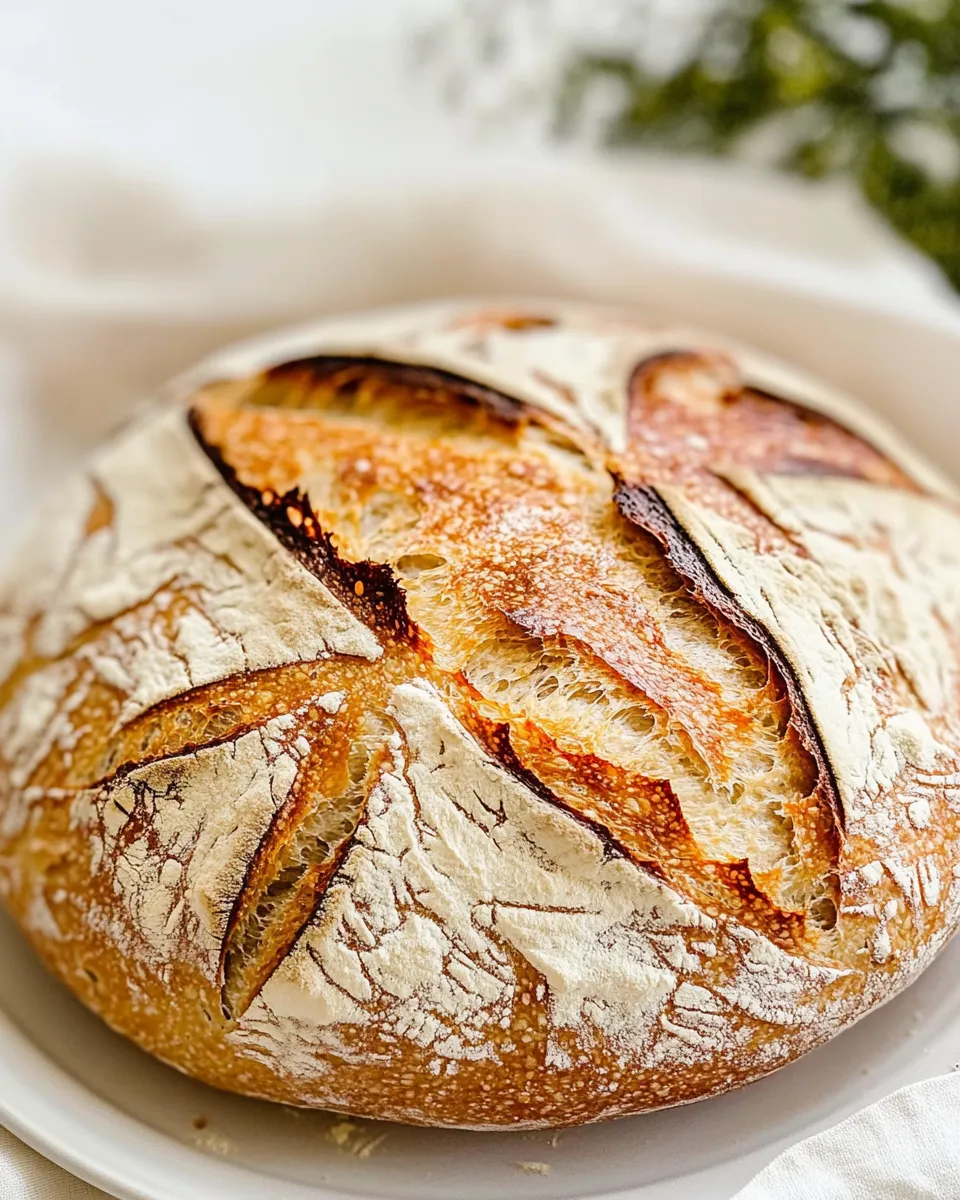 Delicious Same Day Sourdough Bread shot