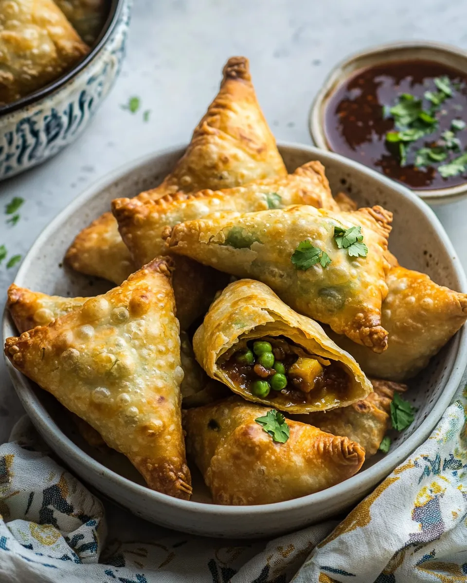 Homemade Samosas recipe photo