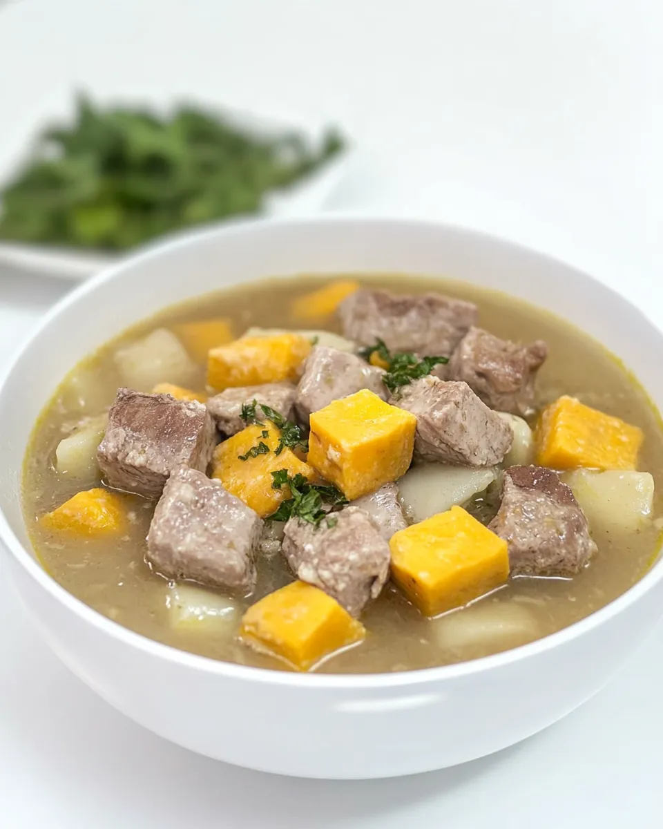Delicious Sancocho shot