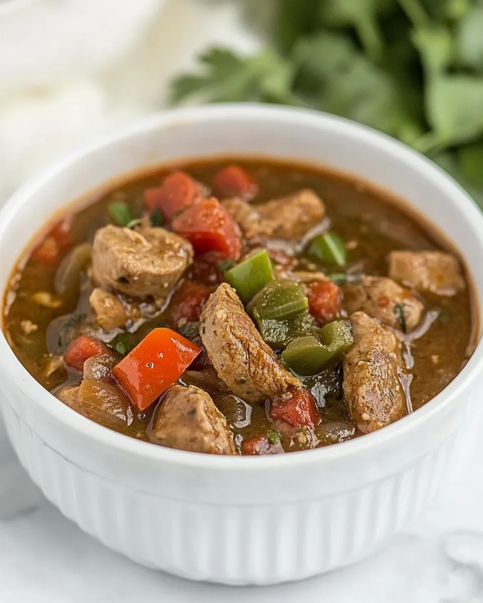 Homemade Sausage and Chicken Gumbo photo