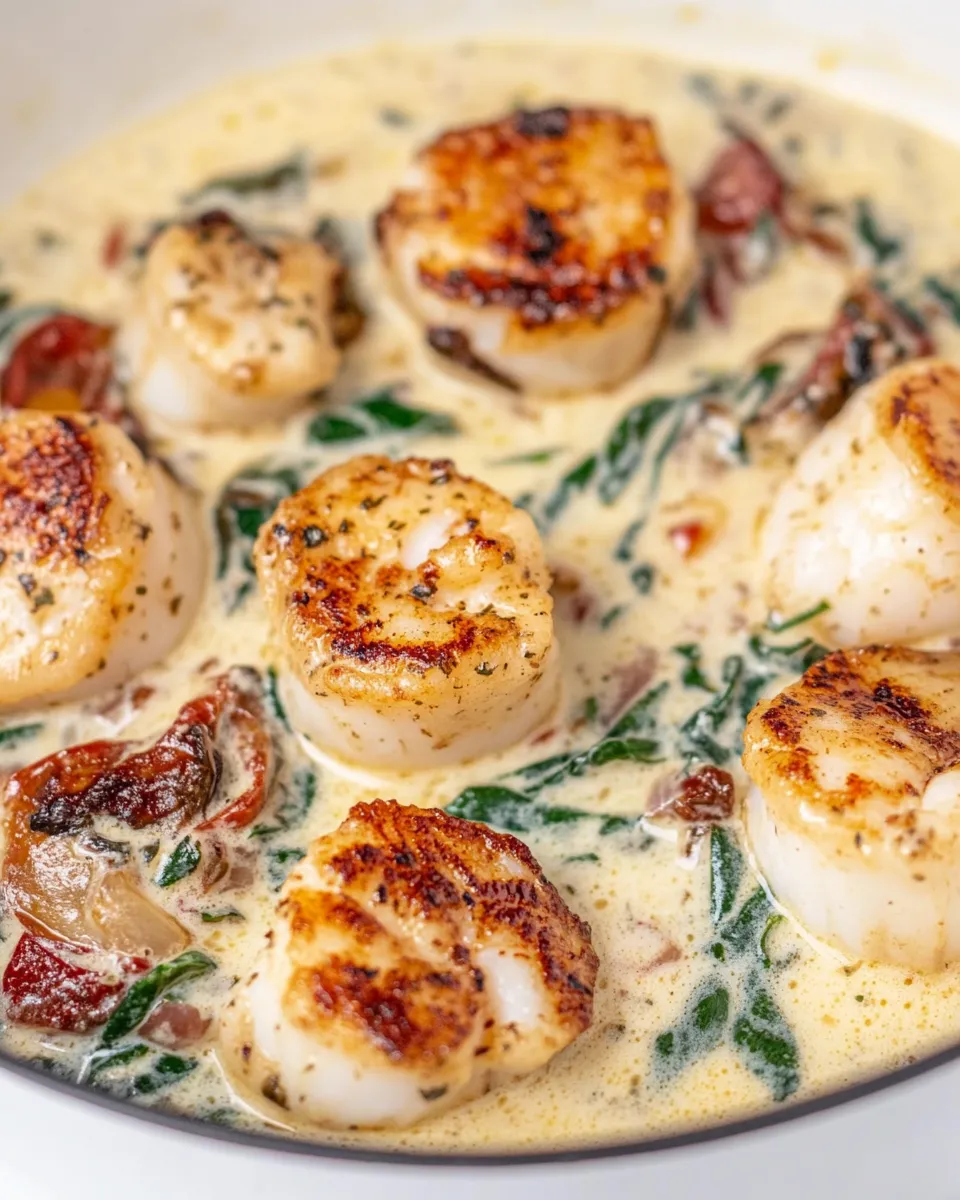 Classic Scallops in Cream Sauce recipe photo