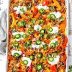 Easy Sheet Pan Loaded Bell Pepper Nachos photo