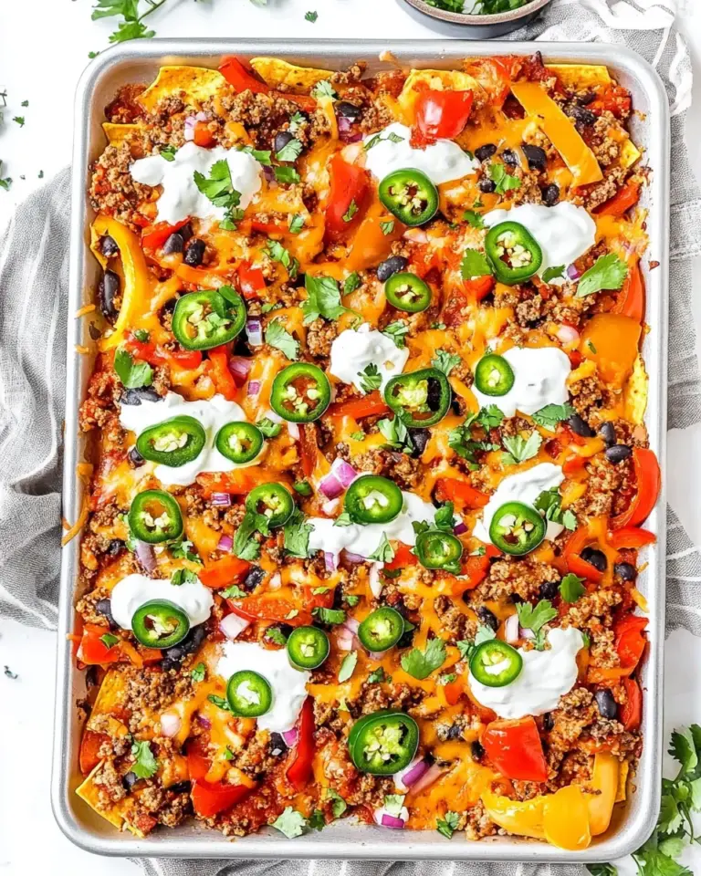 Easy Sheet Pan Loaded Bell Pepper Nachos photo