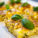 Easy Sheet Pan Potato Frittata Squares with Basil and Chive photo