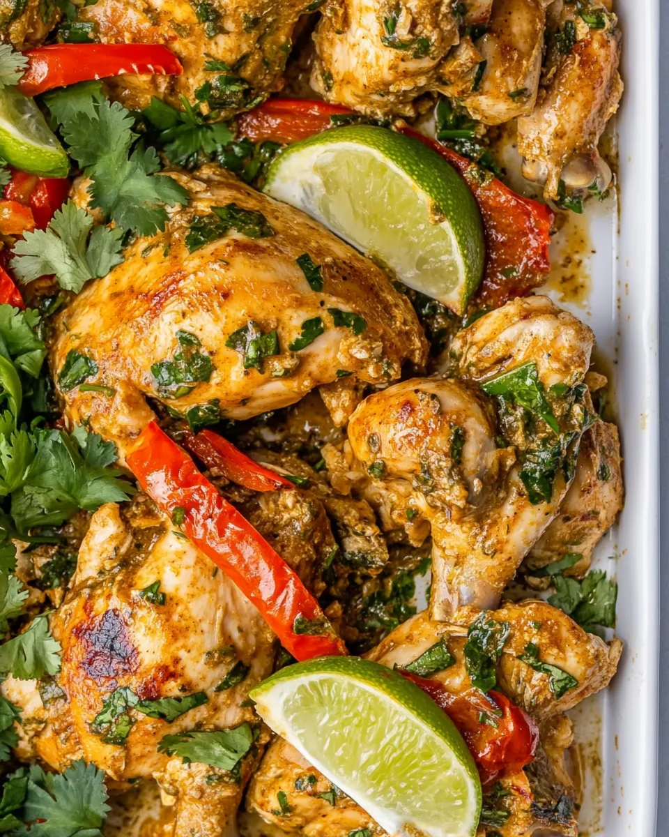 Delicious Sheet Pan Roasted Cilantro Lime Chicken image