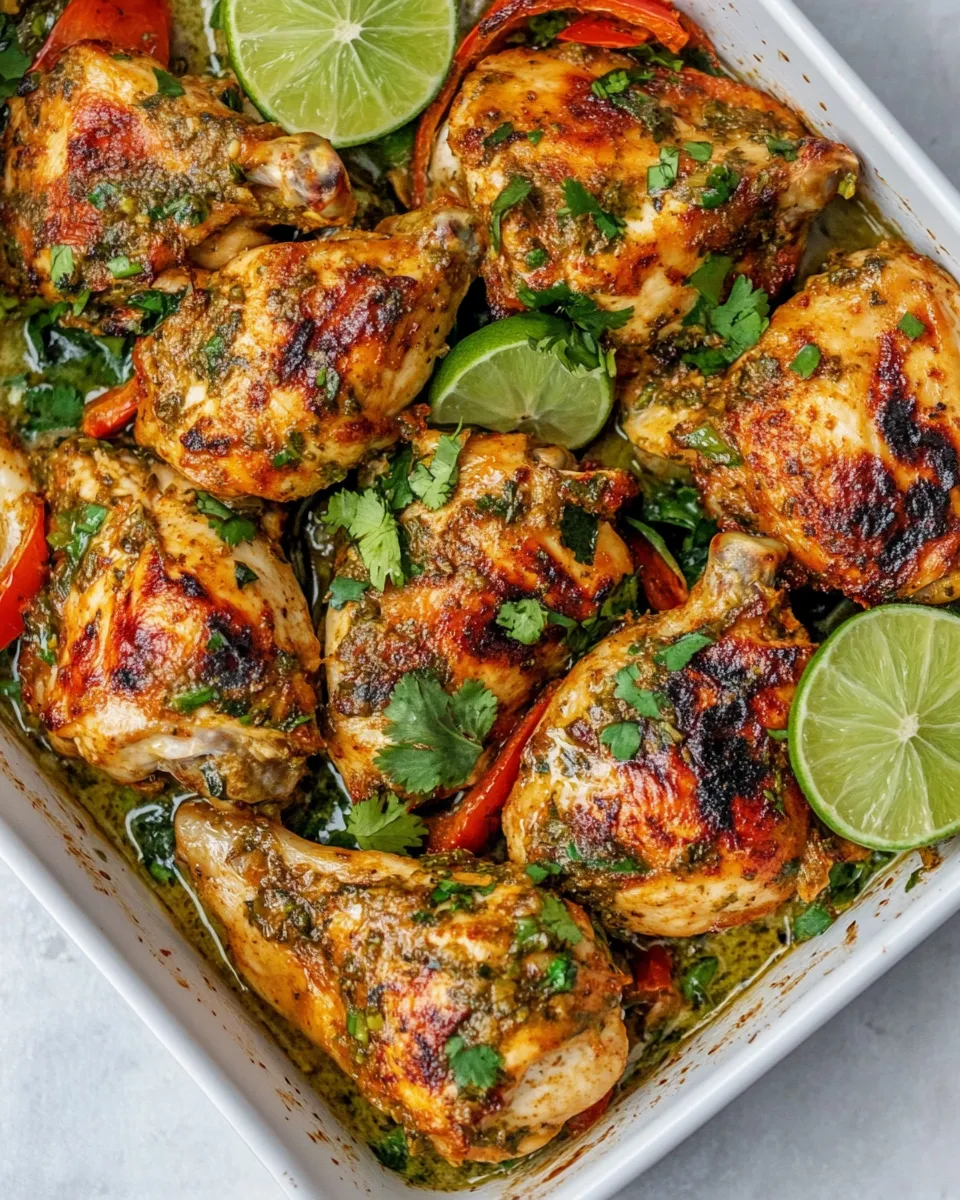 Healthy Sheet Pan Roasted Cilantro Lime Chicken recipe photo