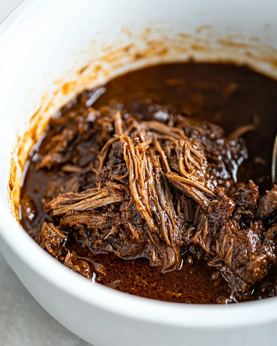 Classic Shredded Beef in the Crock Pot image