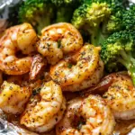 Easy Shrimp and Broccoli Foil Packs photo