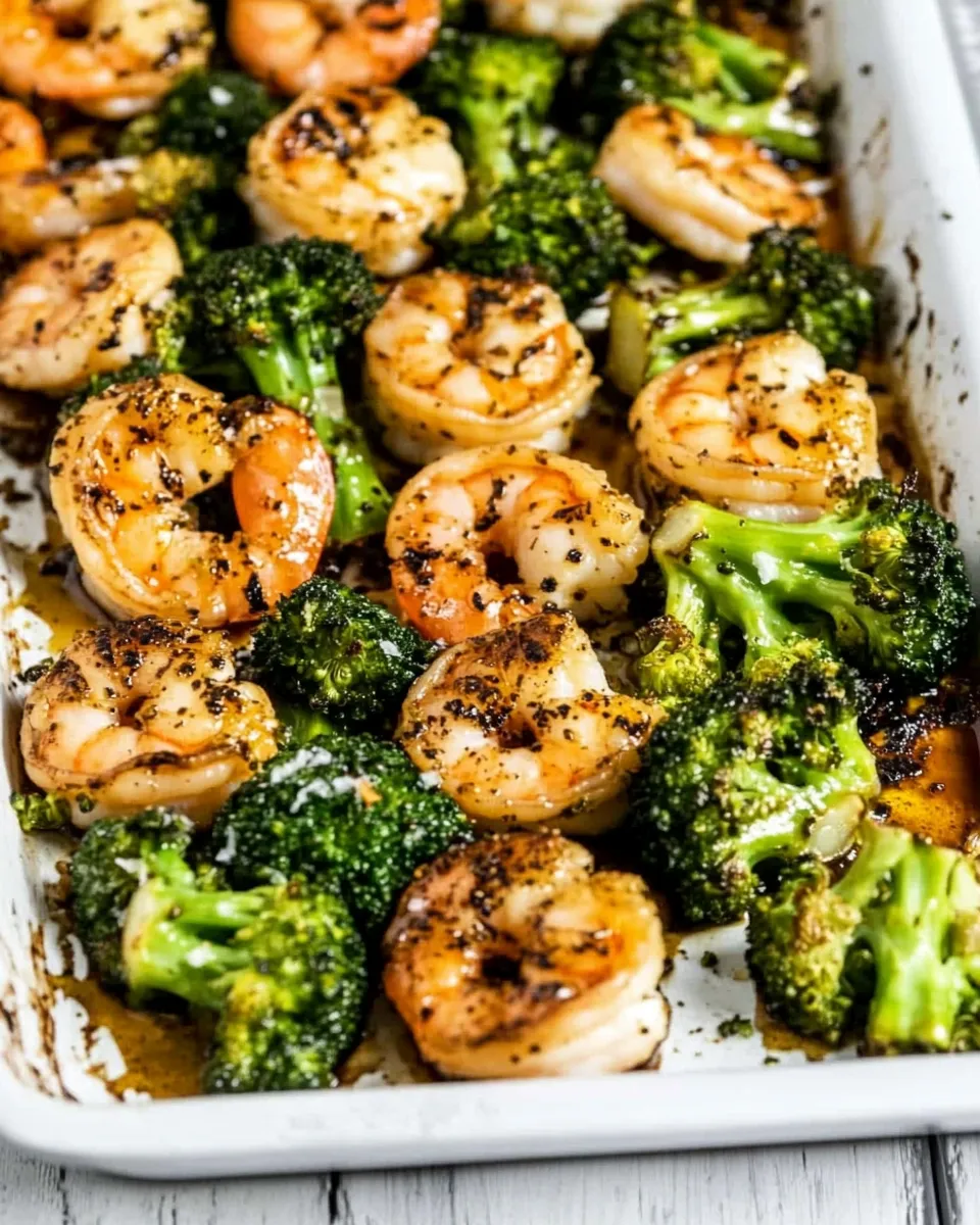 Easy Shrimp and Broccoli Sheet Pan Meal photo