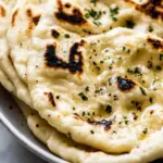 Homemade Simple Garlic Naan Recipe (Traditional Indian Bread) photo