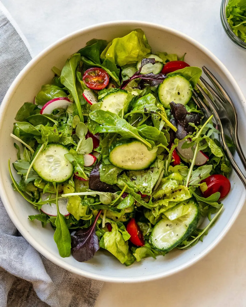 Easy Simple Green Salad photo
