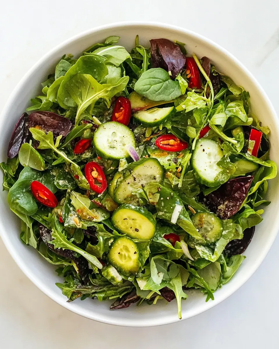 Delicious Simple Green Salad recipe photo