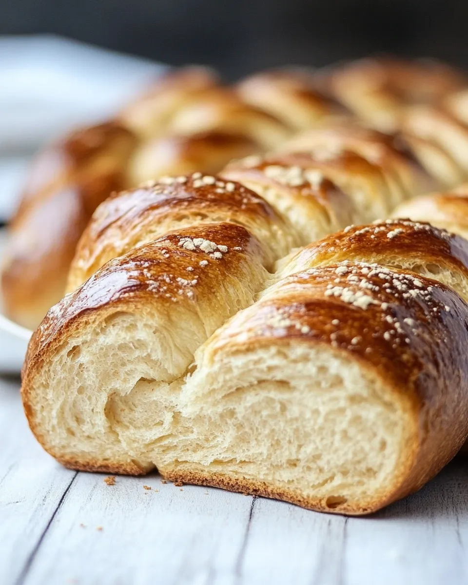 Classic Simple Whole Wheat Challah Bread. food shot