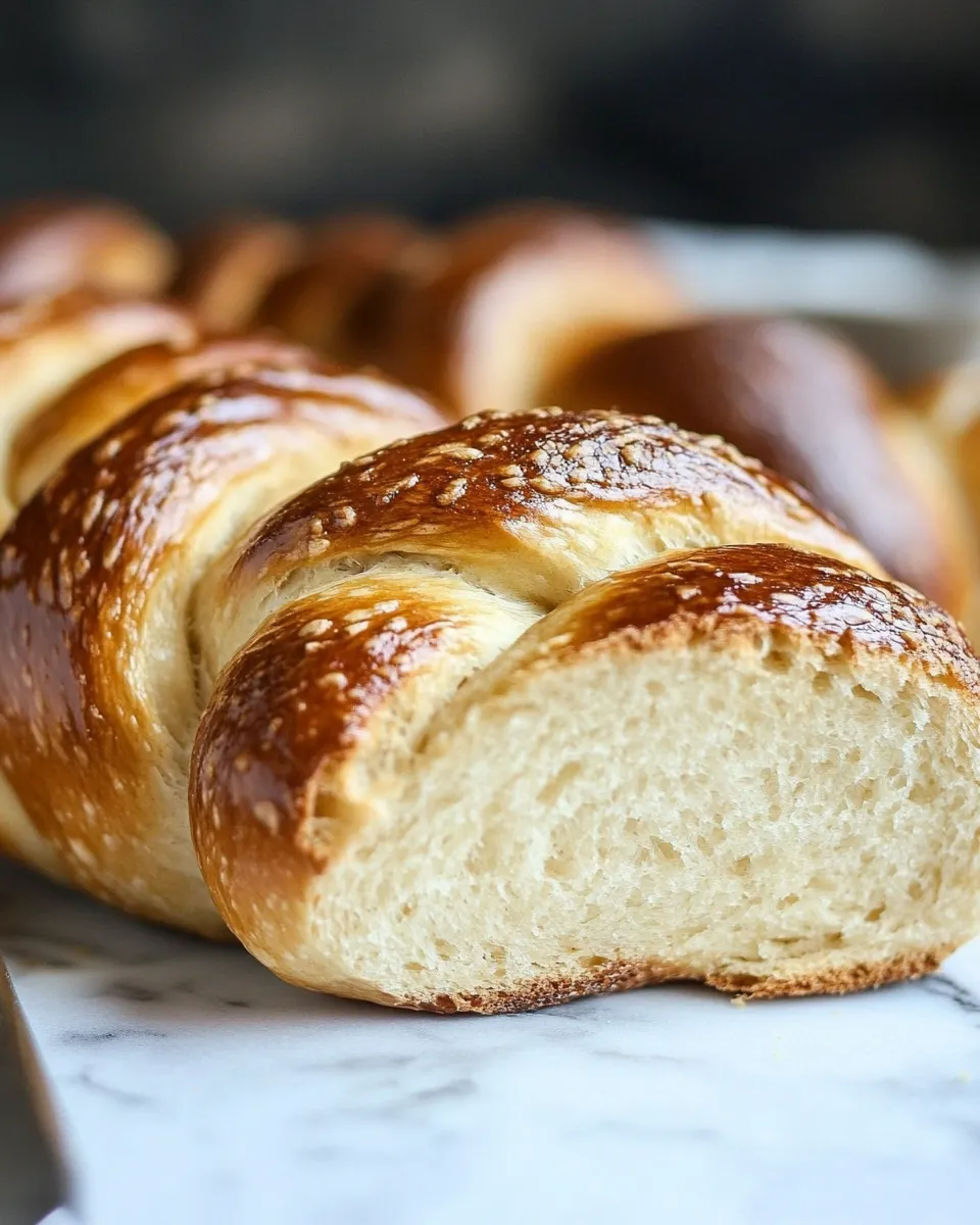 Perfect Simple Whole Wheat Challah Bread. photo