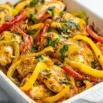 Homemade Simple and Delicious Fajita Chicken Bake photo