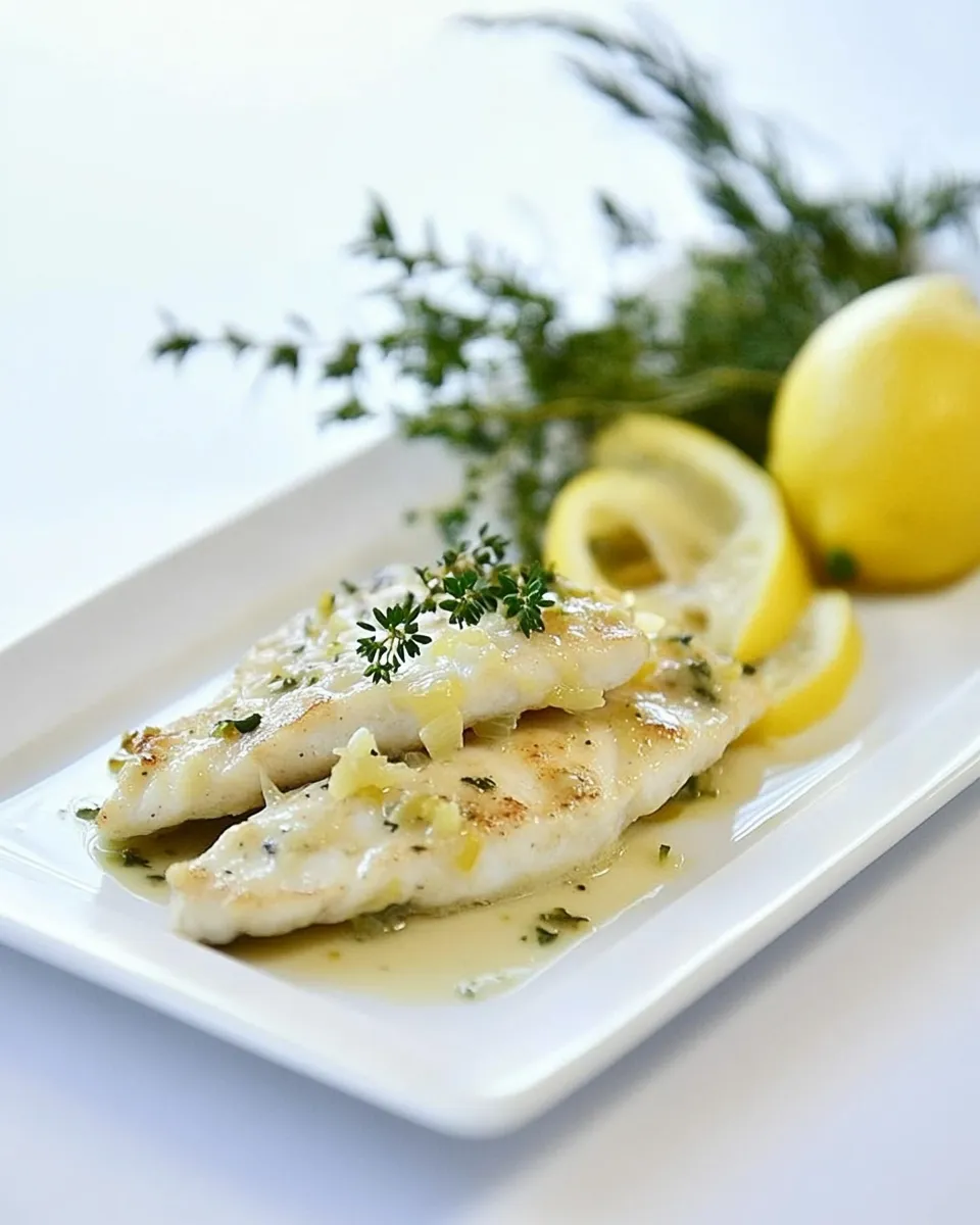 Delicious Simply Sauted Lemon Tilapia image