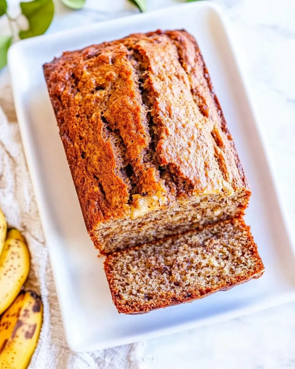 Delicious Six-Banana Banana Bread shot