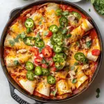 Homemade Skillet Chicken Enchiladas photo