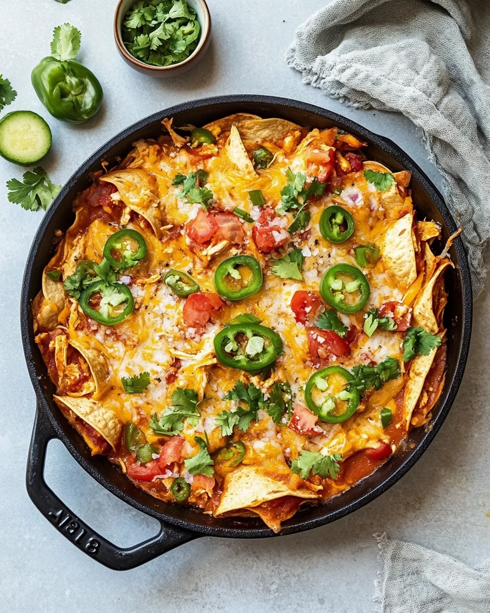 Easy Skillet Chicken Enchiladas recipe photo