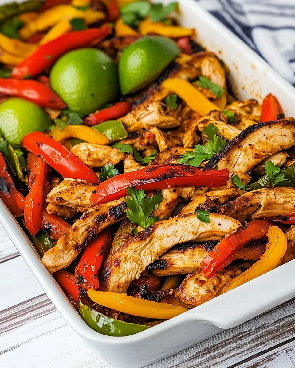 Easy Skillet Chicken Fajitas recipe photo