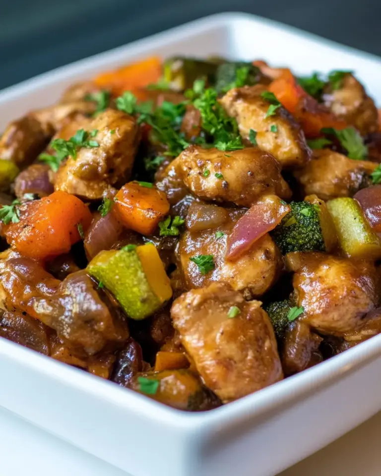 Homemade Skillet Chicken and Veggies photo