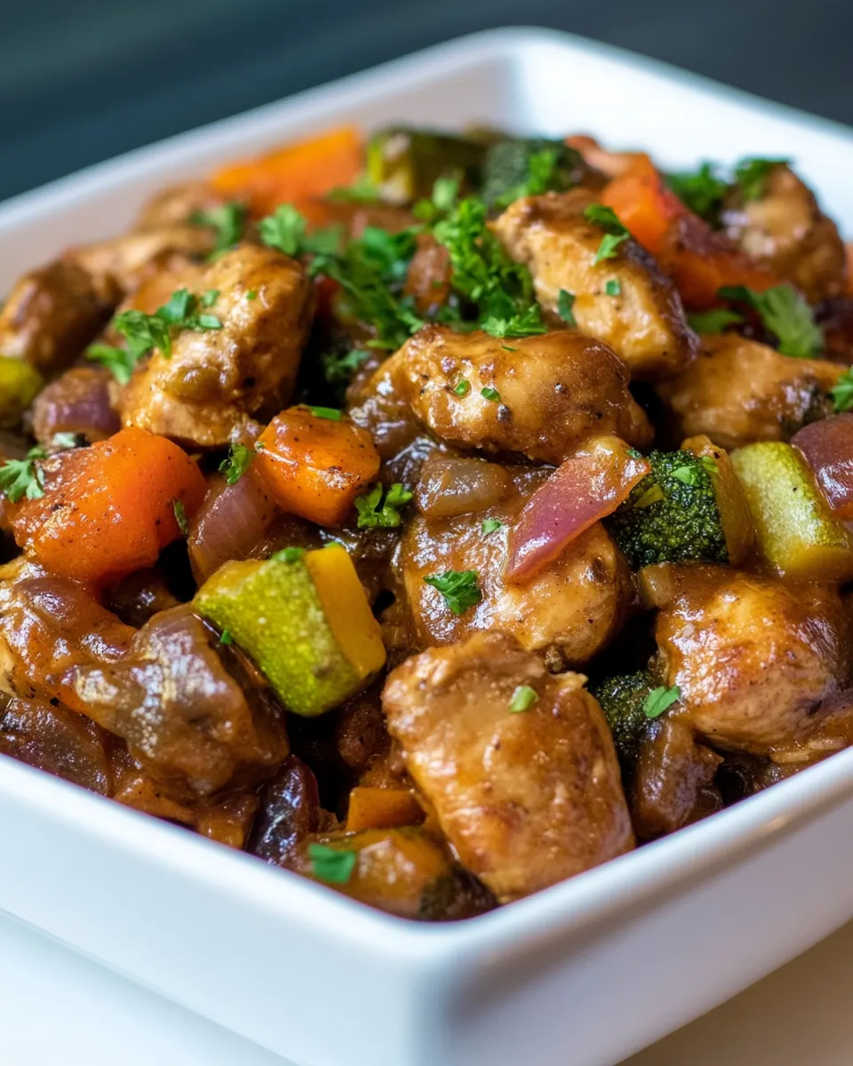 Homemade Skillet Chicken and Veggies photo