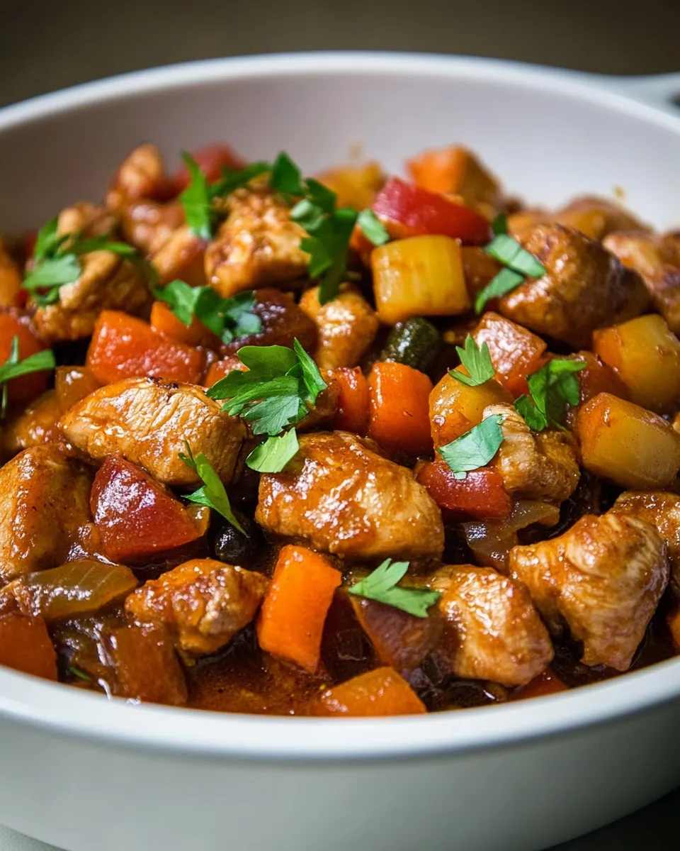 Classic Skillet Chicken and Veggies image