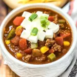 Homemade Slow Cooker All Day Beef Chili photo