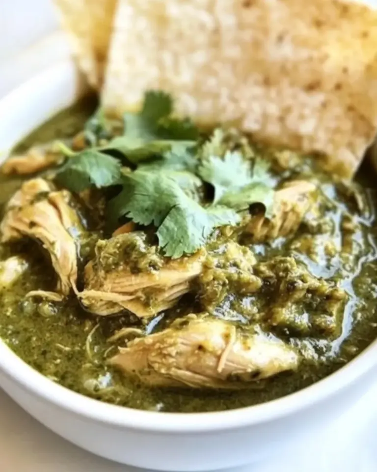 Homemade Slow Cooker Chicken Chile Verde photo