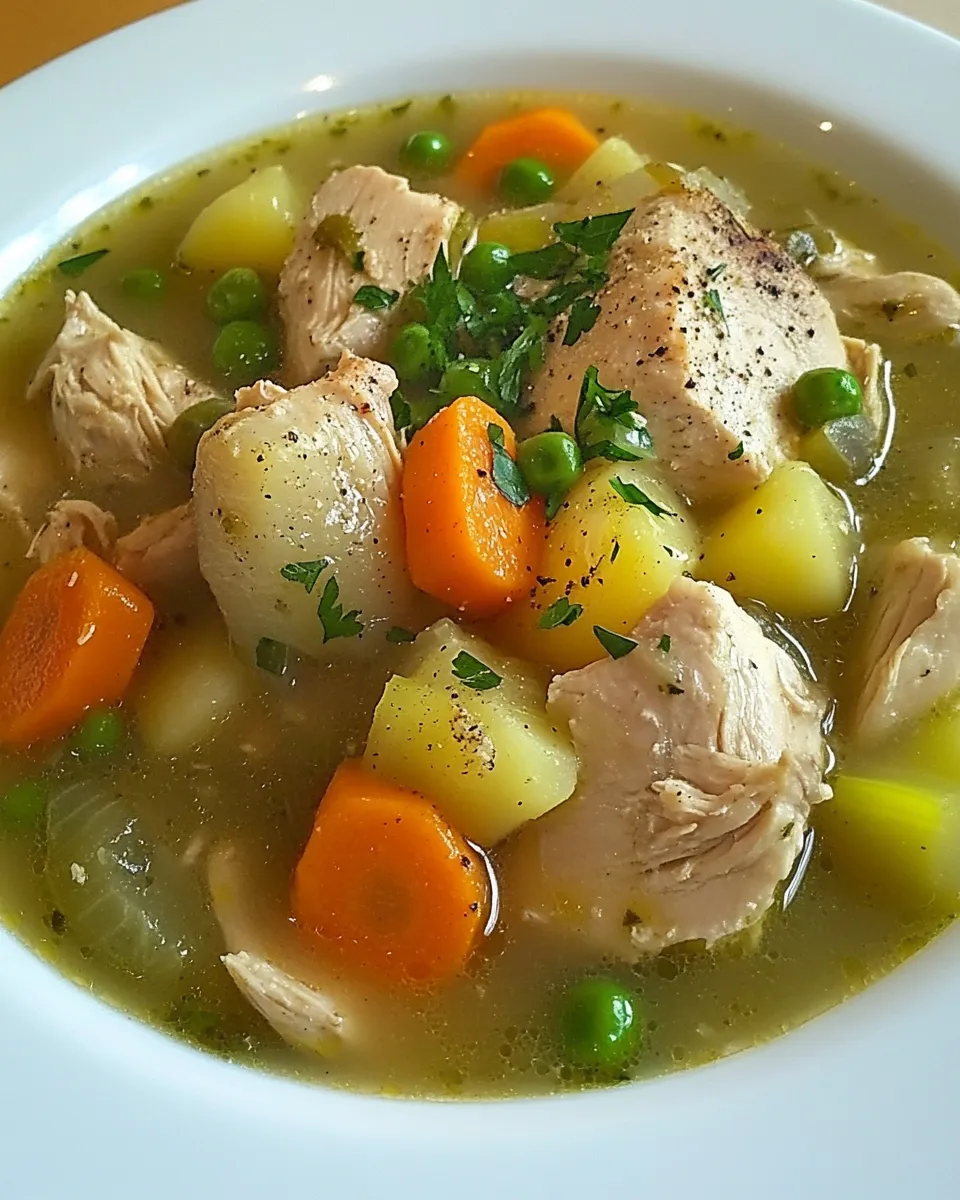Classic Slow Cooker Chicken Stew image