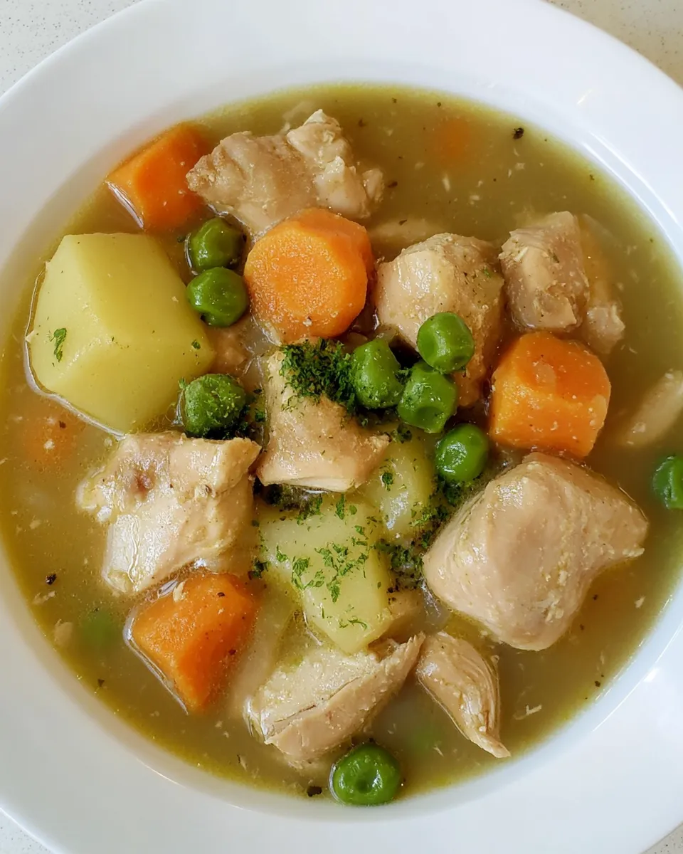 Easy Slow Cooker Chicken Stew recipe photo